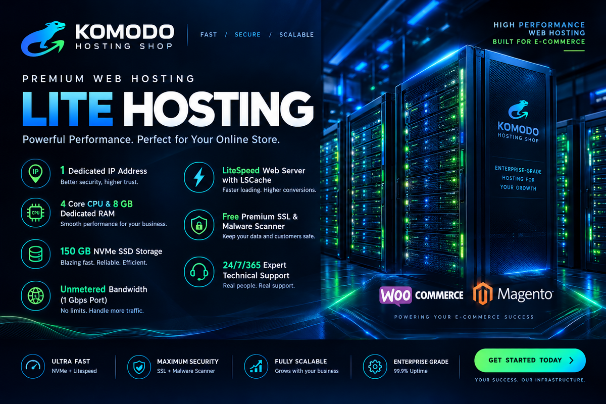 Komodo Hosting Shop Lite Hosting