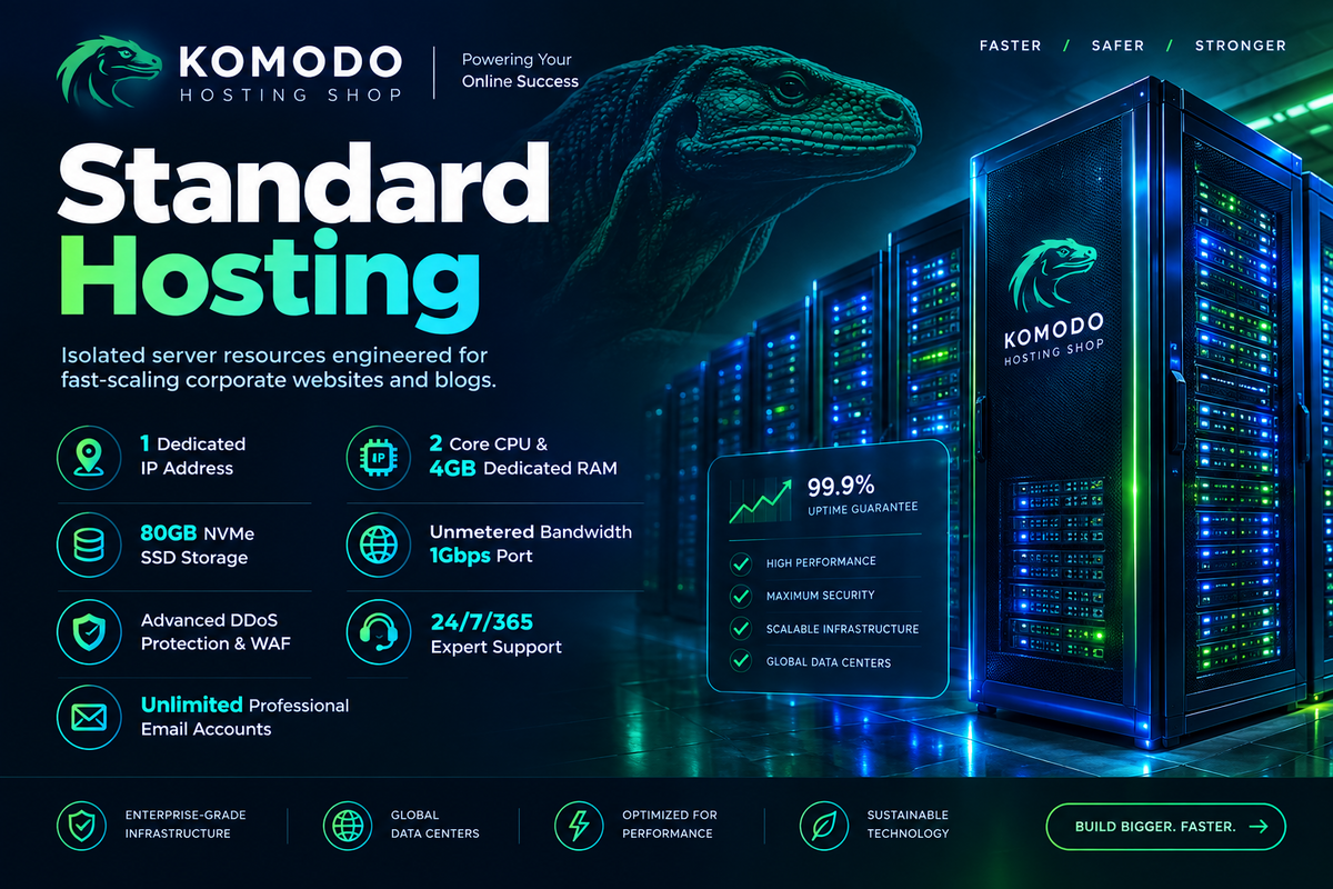 Komodo Hosting Shop Standard Hosting